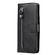 thumbnail image 4 of Funda con Cremallera para OPPO A58 4G, Carcasa Cartera de Cuero PU con Soporte y Tarjetero, 4 of 6