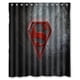 thumbnail image 1 of Cortina de ducha con estampado de Superman, juego de cortinas de baño con ganchos, tamaño 60 x 72 pulgadas, 1 of 3