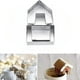 thumbnail image 4 of Set/3pcs, 3D Steel Cutter Baking Tool Gingerbread House Fondant Mini House Scenery Christmas Cookie Cutter Cookie Biscuit Mold, 4 of 4