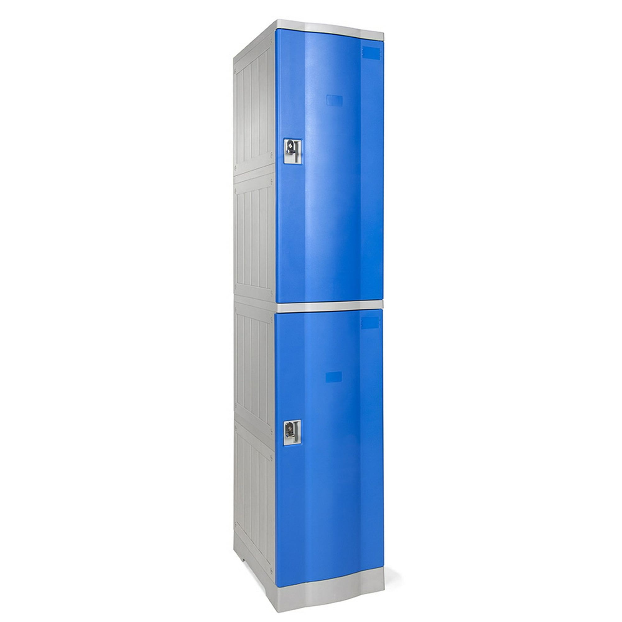 Recilock - Locker Plasticos: 1 Cuerpo Y 2 Puertas Azul
