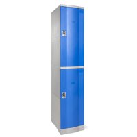 Recilock - Locker Plasticos: 1 Cuerpo Y 2 Puertas Azul