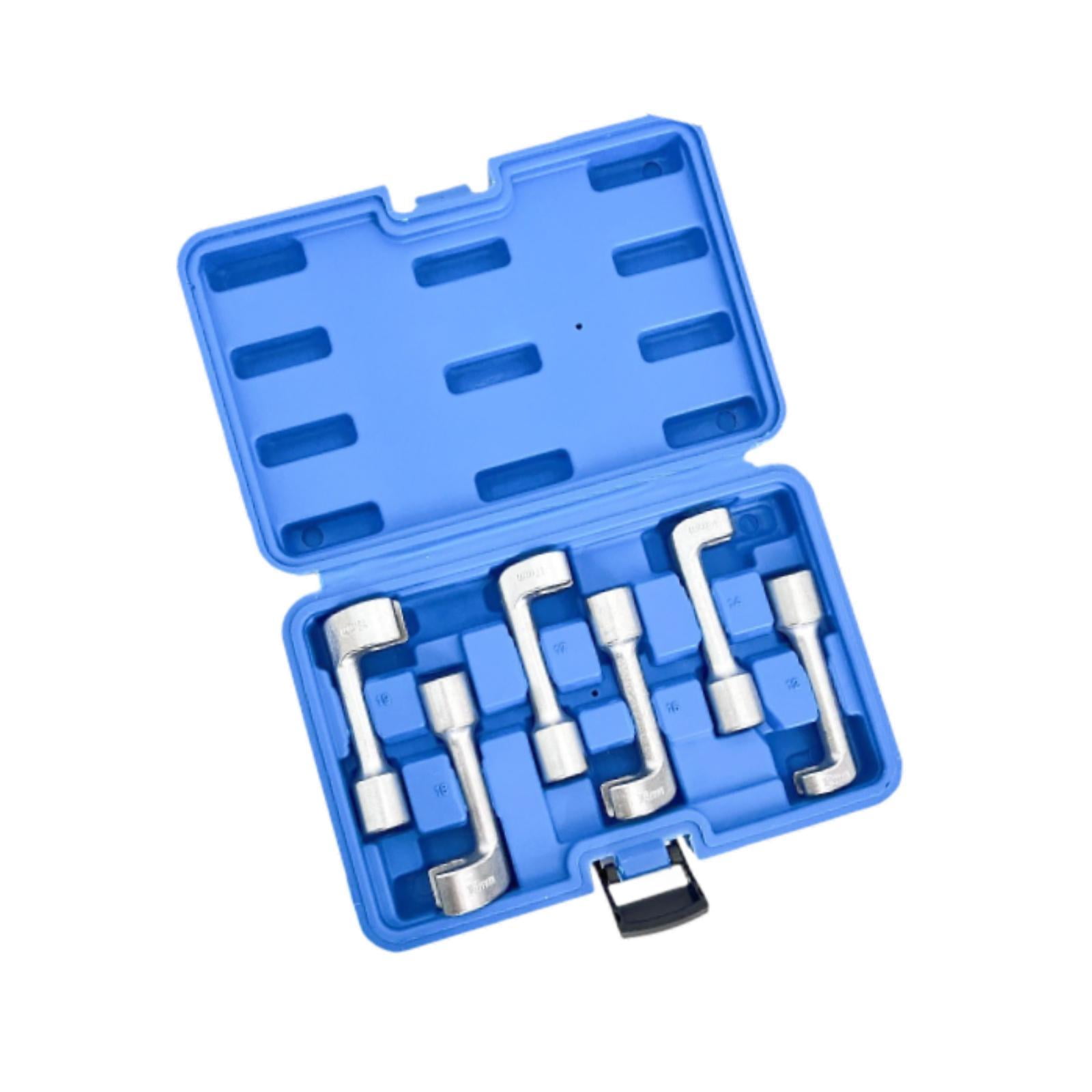 Magideal - Juego De 6 Vasos De Inyección Para Línea De Combustible Diésel Tipo L, Juego De Vasos Para Tuercas De Línea De Combustible De Inyección Common Rail, P