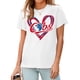 thumbnail image 3 of Camiseta de béisbol Talovee para mujer Game Day, casual, blanca, 3 of 4
