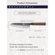 thumbnail image 4 of Cuchillo de chef HOSHANHO Japanese Gyuto 20 cm 9 capas 10Cr15Comov, 4 of 8
