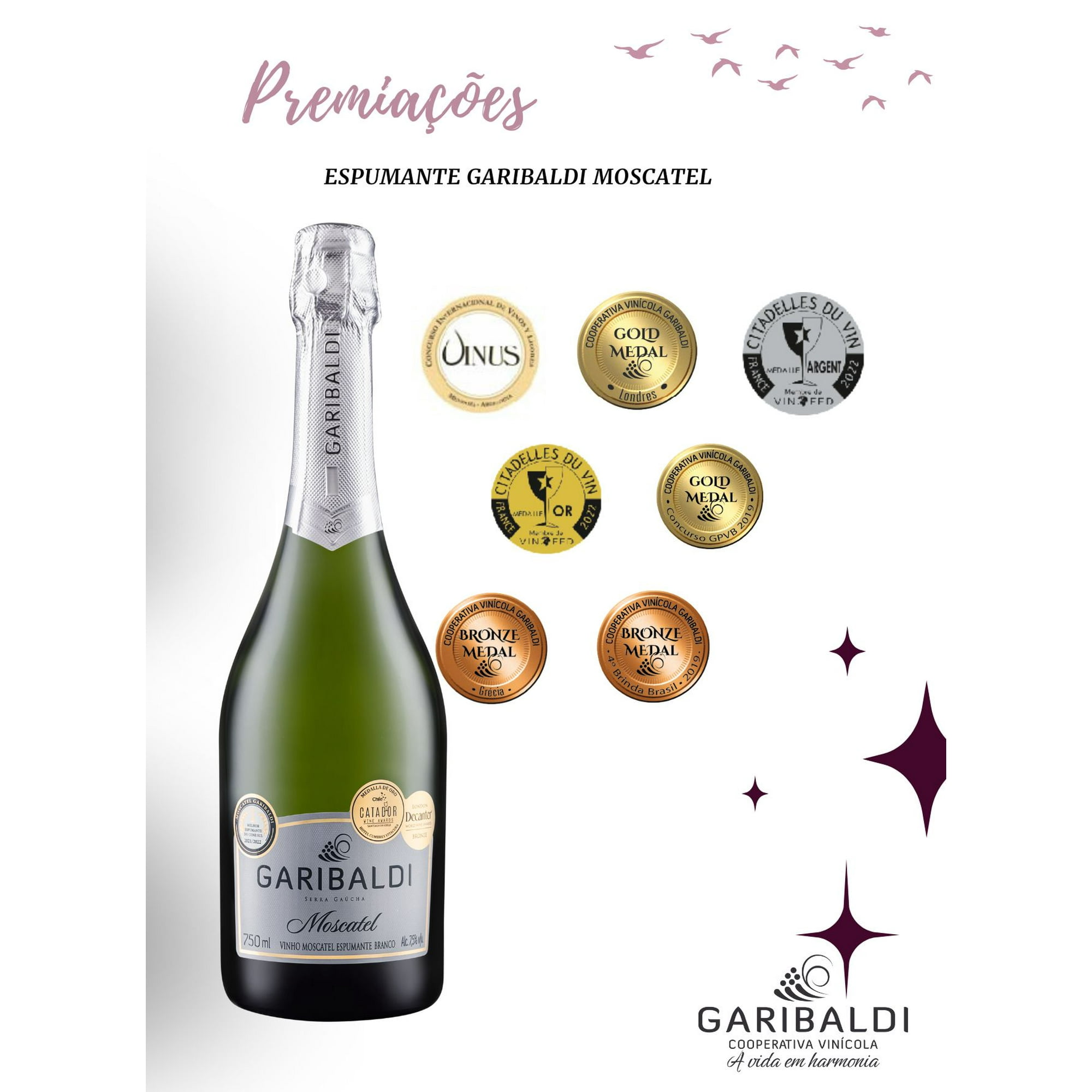 Espumante Garibaldi Moscatel