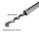 thumbnail image 4 of Unique Bargains Broca de Agujero Cuadrado para Madera 1/2" Cincel Hueco Mortajadora Cortador de Espuela, Acero de Alto Carbono para Carpintería, 4 of 5
