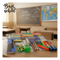 Genérico - Pack 75 Útiles Escolares Combo Escolar Secundario Lista