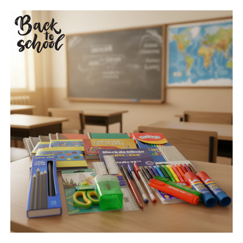 Genérico - Pack 75 Útiles Escolares Combo Escolar Secundario Lista