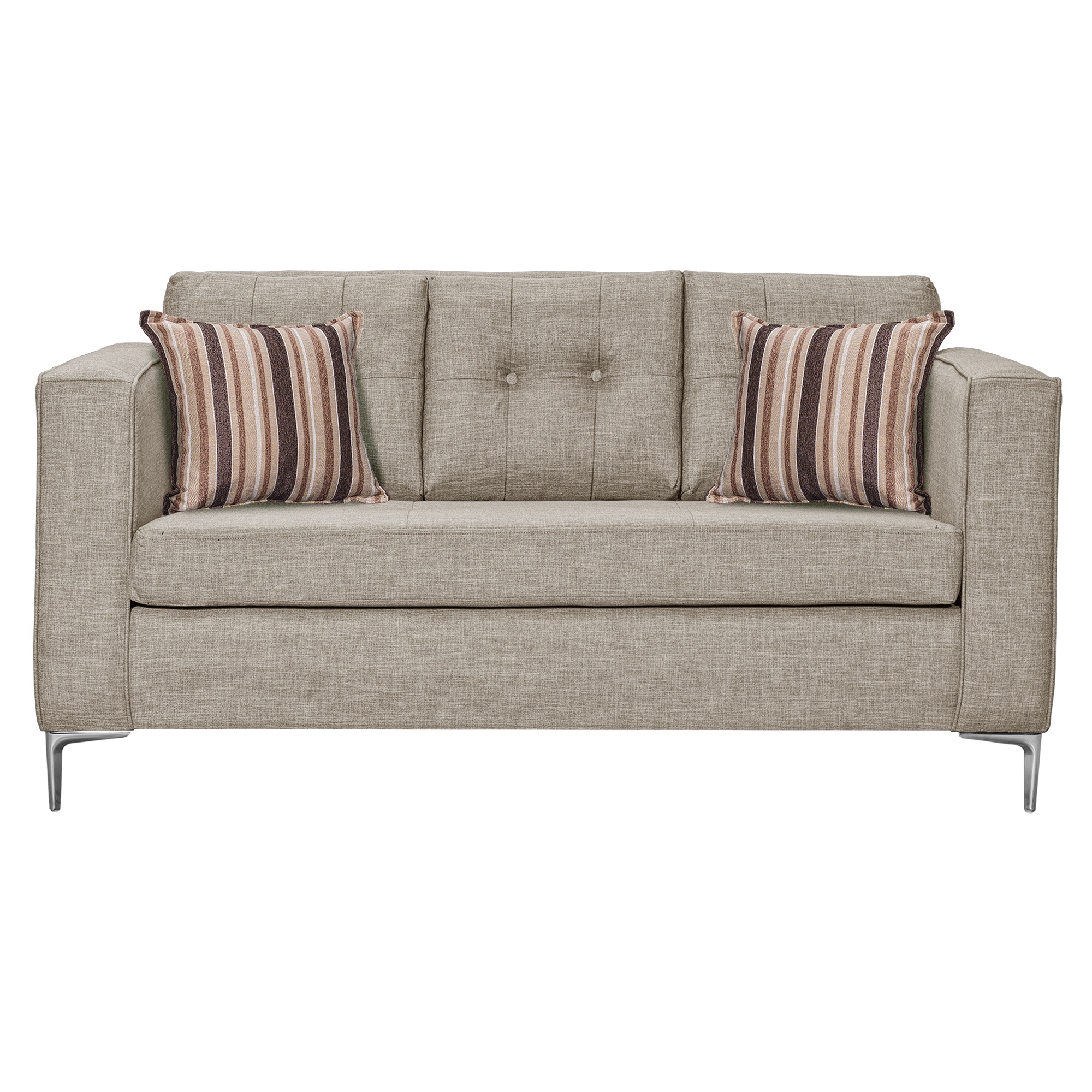 Colbox - Sofá Astra 3 Cuerpos-Met Tela Beige