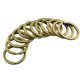 thumbnail image 1 of 12 Uds. Llaveros De Aro Divididos De 28mm Soporte Para Llavero Bronce Antiguo DIY, 1 of 4