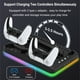 thumbnail image 3 of Soporte de Enfriamiento AARONMEI para PS5 y PS5 Slim con Cargador Dual, Hub USB 4 Puertos, Soportes para Cartuchos y Control Remoto LED RGB Negro, 3 of 3