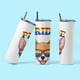 thumbnail image 2 of Termo Botella Térmica Orgullo Lgtb Arcoiris Human Love blanco, 2 of 4