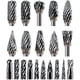 thumbnail image 1 of Juego de brocas de carburo Sworker, 20 unidades, vástago de 3 mm, para Dremel, 1 of 6