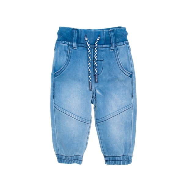 Jeans Bebé Niño Jogger Cintura Elasticada Denim