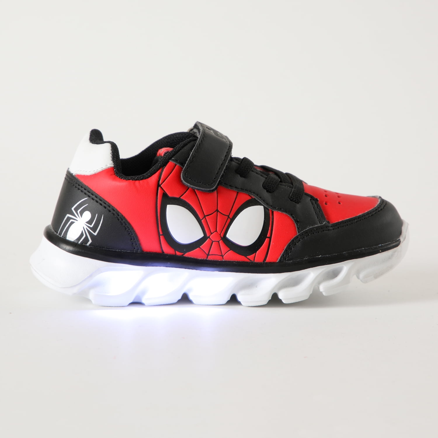 Zapatillas Con Luces Niño Personaje Spiderman Rojo Marvel