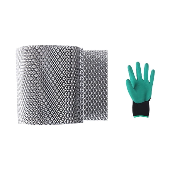 Malla para canalones de aluminio Gutter Guard PEFECOP de 6 pulgadas x 50 pies