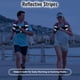 thumbnail image 5 of Chaleco pesado Zeerun de 4,5 kg para mujeres y hombres, 10 libras, rosa reflectante, 5 of 8