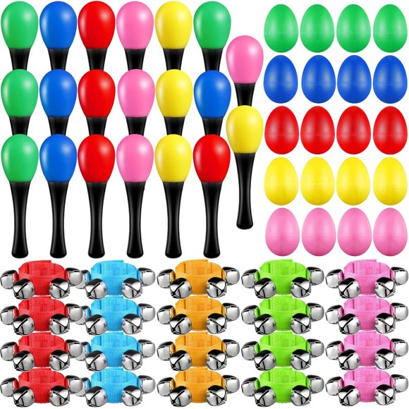 Set de Percusión Yeshone de 60 Piezas, Multicolor
