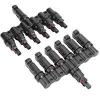 Soliot - Par Conector Mc4 6 A 1 Macho/Hembra Solar