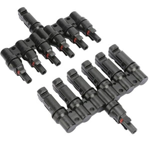 Soliot - Par Conector Mc4 6 A 1 Macho/Hembra Solar