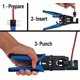 thumbnail image 3 of Jack Keystone RJ45 CAT6 VC VERTICAL CABLE V-Max Vertical Amarillo, 3 of 3