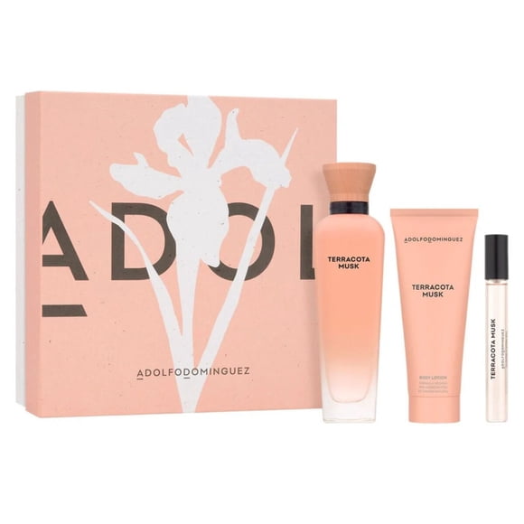 Set Perfume Adolfo Dominguez Terracota Musk 4.1 oz EDP