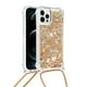 thumbnail image 1 of Funda FOXDOCK para iPhone 12 Pro con Cuerda Ajustable, Brillo Líquido, Protección Antigolpes y Lente – Ideal para Regalo, 1 of 6