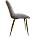 thumbnail image 3 of Silla Milano Patas Doradas, 3 of 3