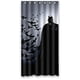 thumbnail image 1 of Cortina de ducha de Batman con fondo elegante de dibujos animados, juego de cortina de baño con ganchos, tamaño 36 x 72 pulgadas, 1 of 3