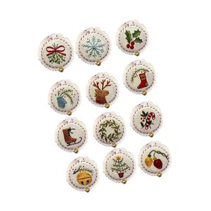 Bothyi - Kit De Adornos Navideños Para Bordar A Mano, Decoración Navideña Para Hotel, Hogar Y Oficina, Multicolor