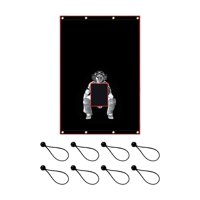 Magideal - Tapete De Protección Para Jaula De Bateo, Tapete De Protección Para Béisbol, Tapete De Protección Para Jaula De Bateo, Receptor, Lanzador, Fondo, Objetivo Para Equipo De 183Cmx122Cm