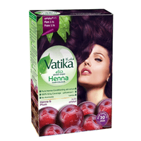 Vatika Naturals - Vatika Henna Tintura Coloración Ciruela 6 Sachets