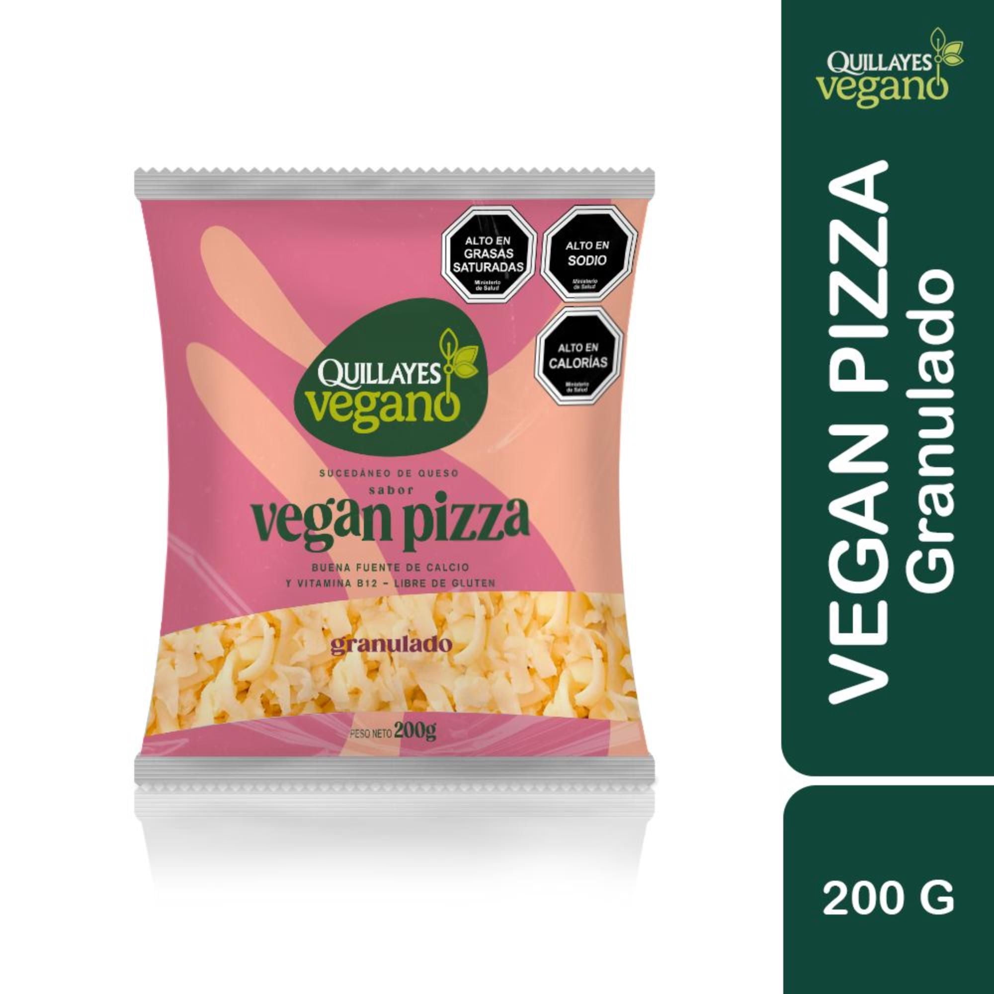 Sucedáneo De Queso Granulado Para Pizza Vegetal 200 g Quillayes