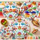thumbnail image 4 of Platos Jremreo 100 piezas – Set de Suministros para Fiesta, 4 of 7