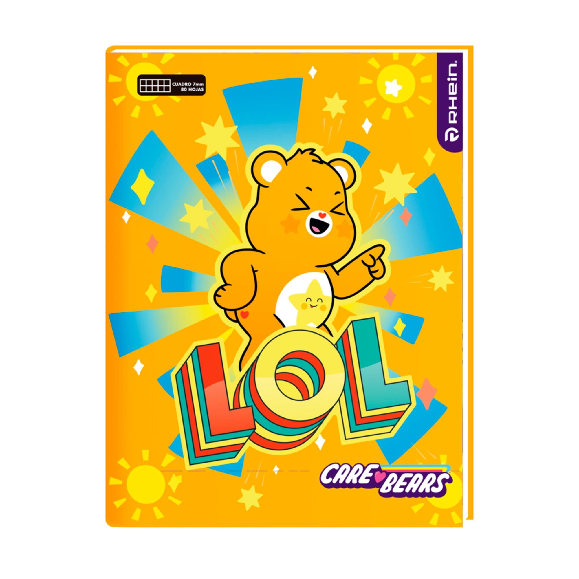 Cuaderno College Care Bears 80hojas Rhein
