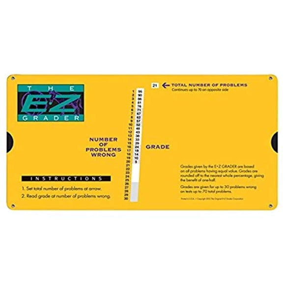 Calculadora de Calificaciones E-Z Grader Impresión Grande 25x13 cm