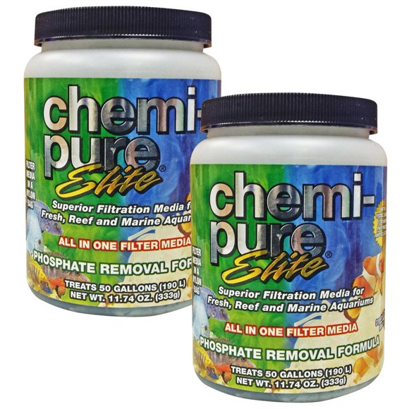 Medio de Filtro Boyd Enterprises Chemi-Pure Elite 350 mL Paquete de 2
