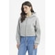 thumbnail image 2 of Polerón Mujer Zipper Crop Gris Melange - ll, 2 of 4
