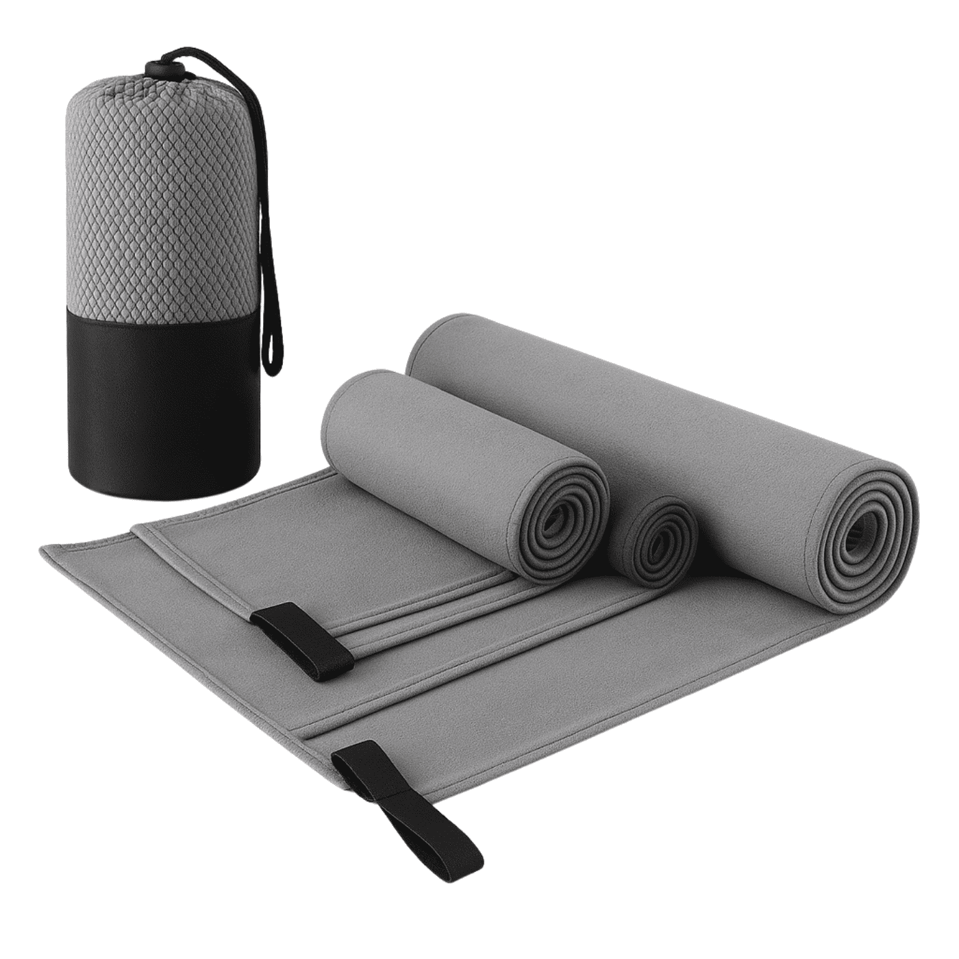 Genérico - Toalla Microfibra Set De 3 Baño Viaje Natación Secado Rápido