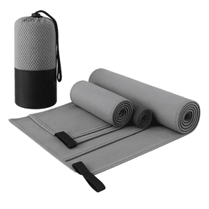 Genérico - Toalla Microfibra Set De 3 Baño Viaje Natación Secado Rápido