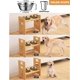 thumbnail image 2 of Tazones Elevados para Perro Vantic Ajustable Mediano Natural, 2 of 6