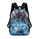 thumbnail image 1 of Cazafantasmas-theme Backpack, Campus style schoolbag Bookbag with Adjustable Shoulder Straps And Large Zip Compartment, Unisex Travel Bags., 1 of 6
