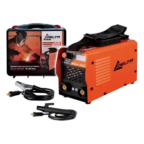 Metalfer - Soldadora Electroníca Inverter 200 Amp Marca Delta