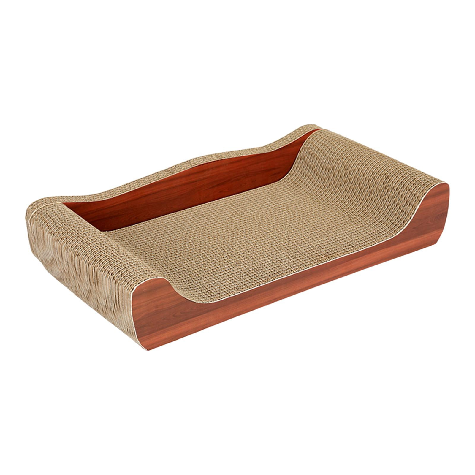 Magideal - Rascadores Para Gatos, Cartón, Cama Para Rascar Gatos, Protector De Muebles, Sofá Para Gatos, Sofá De Salón Con Garra De Molienda Extra Grande Para Ga Marrón 50cmx27cmx9cm