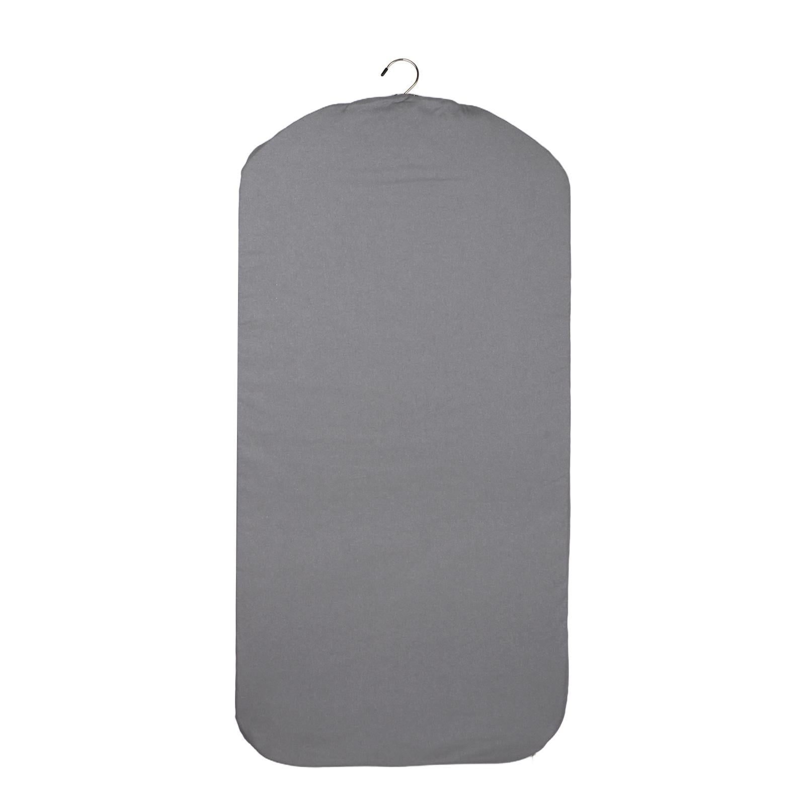 Magideal - Tabla De Planchado Portátil Almohadilla Para Planchado De Ropa Esterilla De Planchado Para Vaporera Tabla Vertical De Prensado Algodón Resistente Pleg Gris