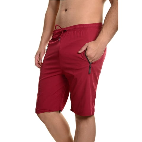 Likeshop - Short Deportivo Hombre Secado Rápido Bolsillos Cierre 7521