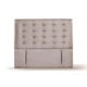 thumbnail image 1 of Respaldo Napoles Cuero Gris King, 1 of 2