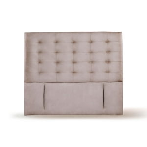 Latam Home - Respaldo Napoles Cuero Gris King