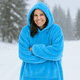 thumbnail image 4 of Pack X2 Polerones Felpa Con Capucha Bata Polar Mujer Hombre, 4 of 4