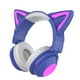 thumbnail image 3 of Cat Ear Wireless Bluetooth Headset Auriculares Auriculares Auriculares Nuevo Púrpura, 3 of 3